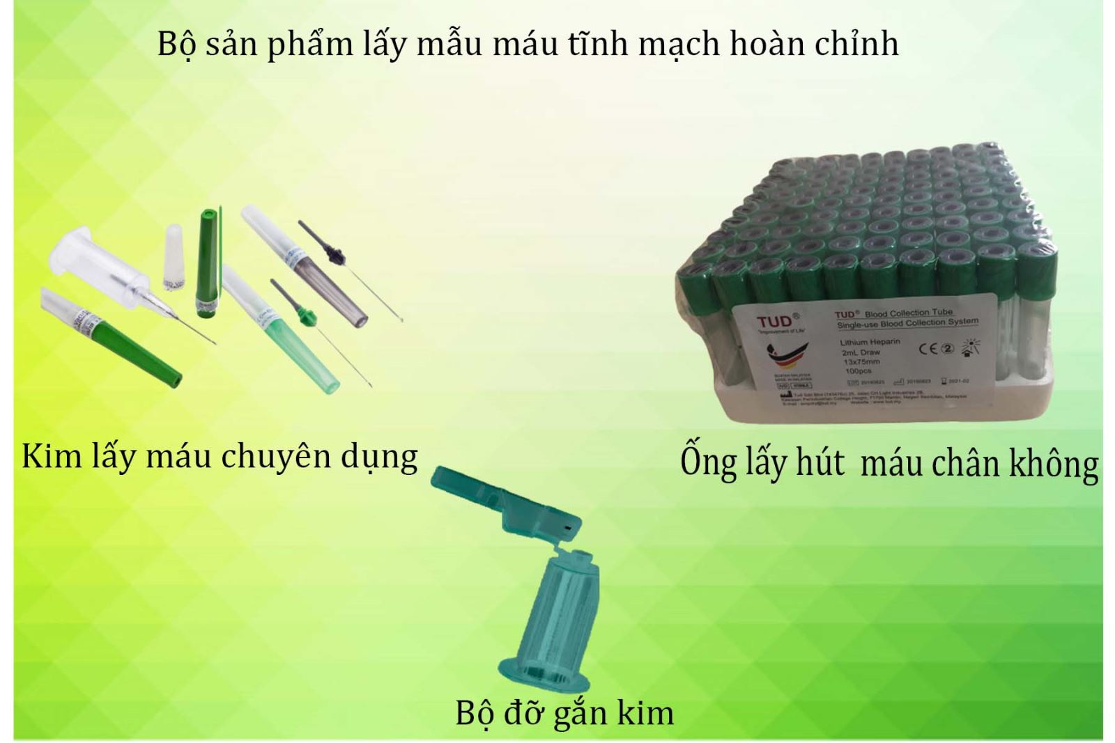 DSC Việt Nam giới thiệu bộ sản phẩm lấy mẫu máu tĩnh mạch bằng ống áp lực âm của TUD/Malaysia