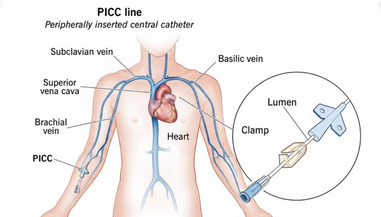  Hướng Dẫn Đặt Ống Thông Tĩnh Mạch Trung Tâm Đặt Từ Ngoại Vi Picc Chi Tiết
